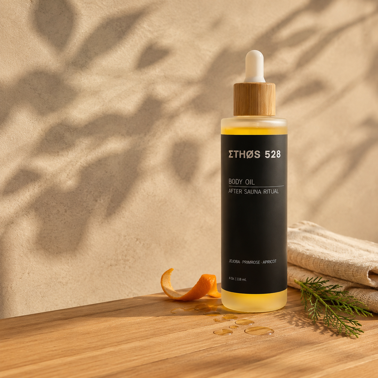 Sauna Body Oil | Post Sauna Hydration & Recovery – ΣTHØS 528