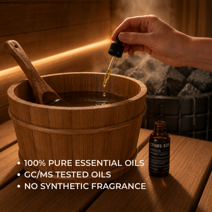 Pure aufguss essential oil blend for sauna